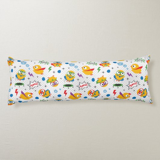 Superheld Chicken Lichaamskussen (Achterkant)