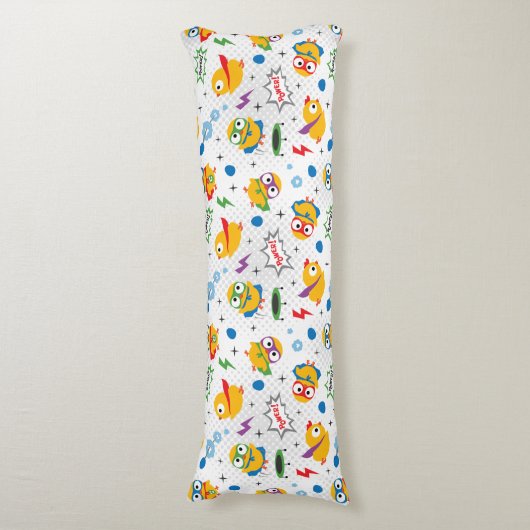 Superheld Chicken Lichaamskussen (Voorkant Verticaal)