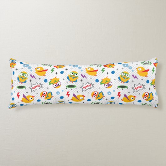 Superheld Chicken Lichaamskussen (Voorkant)