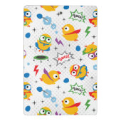 Superheld Chicken Mini Klembord (Achterkant)