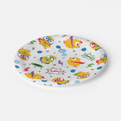 Superheld Chicken Papieren Bordje (Gekanteld)