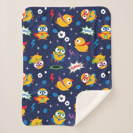 Superheld Chicken Sherpa Deken (Voorkant)