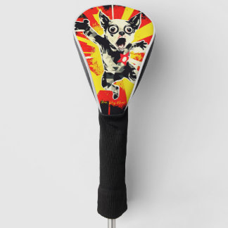 Superheld Chihuahua Hond 01 - Ignacio rechter Golfheadcover