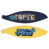 Superheld Comic Book #1 Aangepast fotoMonogram op Basketbal (Panelen)