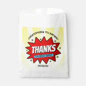 Superheld Comic Book Elke dag Bedankzakje (Voorkant)