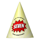 Superheld Comic Book Elke dag Feesthoedjes (Voorkant)