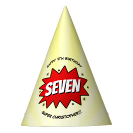 Superheld Comic Book Elke dag Feesthoedjes