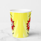 Superheld Comic Book Elke dag Papieren Bekers (Rechts)