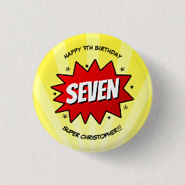 Superheld Comic Book Elke dag Ronde Button 3,2 Cm