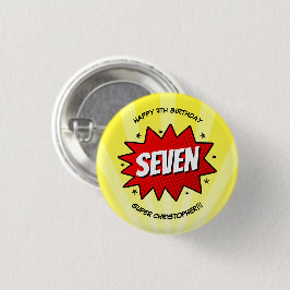 Superheld Comic Book Elke dag Ronde Button 3,2 Cm