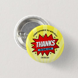 Superheld Comic Book Elke dag Ronde Button 3,2 Cm
