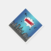 Superheld Comic Book Elke dag Servet (Hoek)