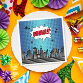 Superheld Comic Book Elke dag Servet