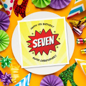 Superheld Comic Book Elke dag Servet