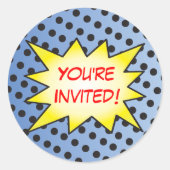 Superheld Comic Book Stickers (Voorkant)