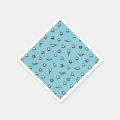 Superheld Comic Pattern Birthday Paper Napkin Servet (Hoek)