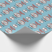 Superheld Comic Speech Bubble Birthday Hartelijk d Cadeaupapier (Hoek)