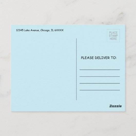 Superheld Comic Verjaardagsfeest Dank u Briefkaart (Achterkant)