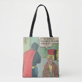 superheld Comics van 50 jaar | Beste cadeau voor Tote Bag (Voorkant)