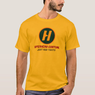 Superheld Costume - met aangepast monogram T-shirt