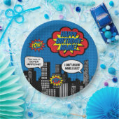 Superheld Custom Name Bord (Feest)