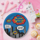 Superheld Custom Name Bord (Feest)