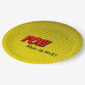 Superheld Custom Paper Bord - POW Yellow Back (Gekanteld)