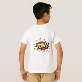 Superheld Custom Photo Birthday Boy's T-shirt (Achterkant volledig)