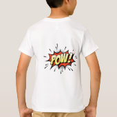 Superheld Custom Photo Birthday Boy's T-shirt (Achterkant)