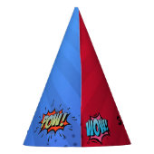 Superheld Custom Photo Birthday Feesthoedjes (Achterkant)