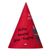 Superheld Custom Photo Birthday Feesthoedjes (Links)