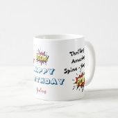 Superheld Custom Photo Birthday Koffiemok (Voorkant rechts)