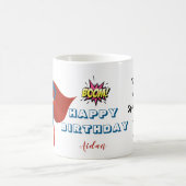 Superheld Custom Photo Birthday Koffiemok (Center)