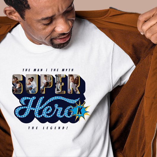 Superheld Custom Photos Man Myth Legend Superheld T-shirt