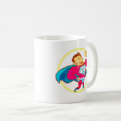 Superheld Dad Custom Koffiemok (Voorkant rechts)