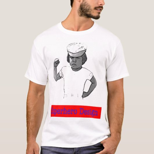 Superheld Design T-shirt (Voorkant)