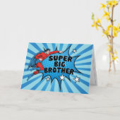 Superheld die een Big Brother wordt Kaart (Gele Bloem)