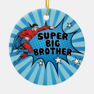Superheld die een Big Brother wordt Keramisch Ornament