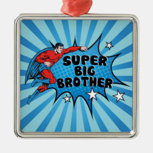 Superheld die een Big Brother wordt Metalen Ornament