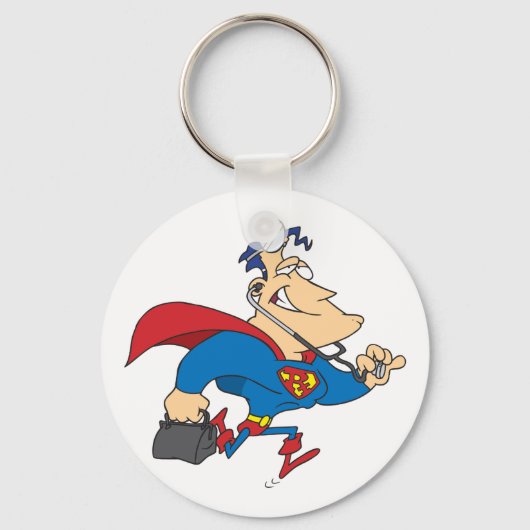 Superheld Doctor Sleutelhanger (Achterkant)