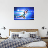superheld doek canvas afdruk (Insitu (Slaapkamer))