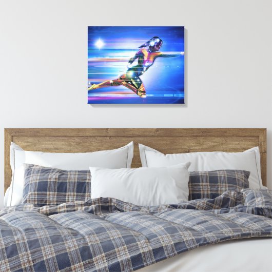 superheld doek canvas afdruk (Insitu (Slaapkamer))