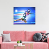 superheld doek canvas afdruk (Insitu (Woonkamer))