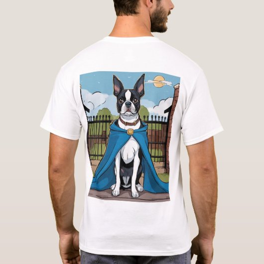 Superheld Dog Adventures T-shirt (Achterkant)