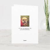 Superheld Dog Birthday Card Kaart (Achterkant)