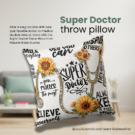 Superheld Dokter Worp Kussen