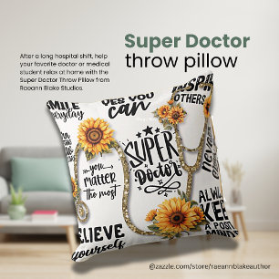 Superheld Dokter Worp Kussen
