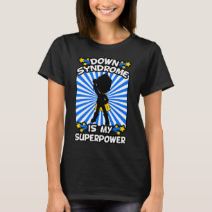 Superheld Down Syndroom Bewustzijn Chromosoom Supe T-shirt