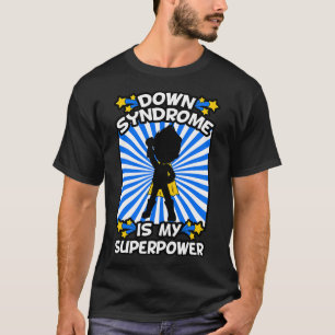 Superheld Down Syndroom Bewustzijn Chromosoom Supe T-shirt