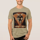 Superheld Embleem Tri-Blend T-shirt (Voorkant)